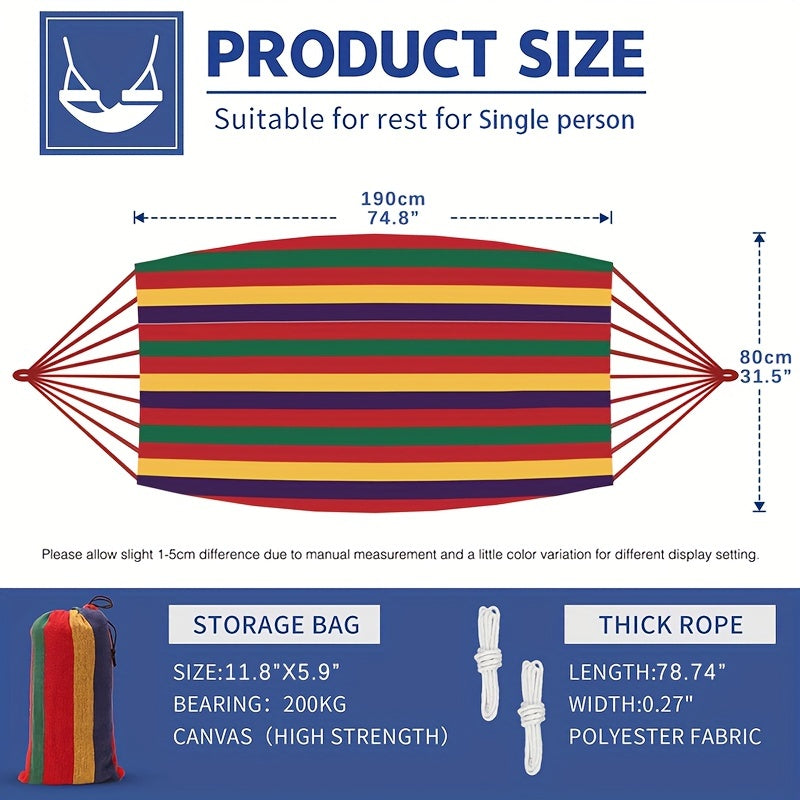 WESTTUNE Portable Outdoor Camping Hammock Ultralight Hanging Bed