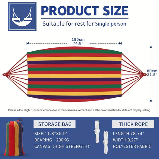 WESTTUNE Portable Outdoor Camping Hammock Ultralight Hanging Bed