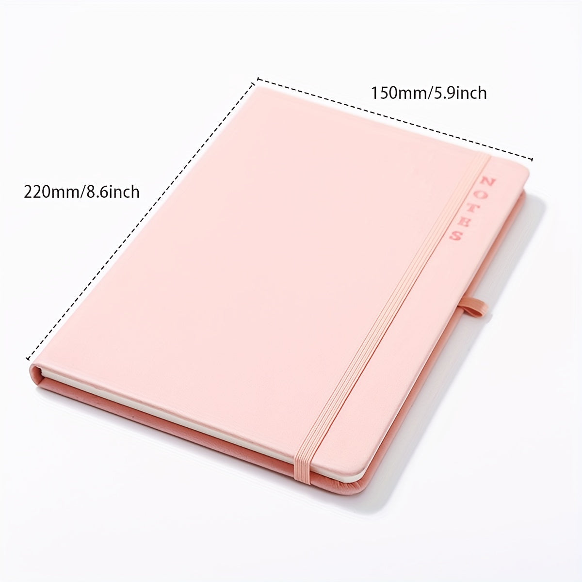 A5 Ruled Notebook w/ Pen Holder 80 Sheets Multiple Colors