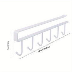 Multifunctional Kitchen Hook Under Cabinet Hanging Rack Storage Hook
