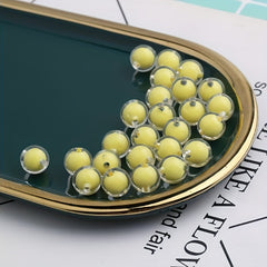10pcs 12mm Acrylic Inner Round Beads DIY Jewelry Accessories