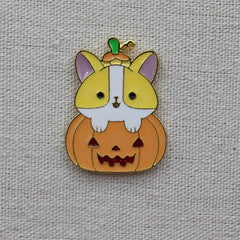Anime Pumpkin Trick Or Treat Novelty Brooch For Men