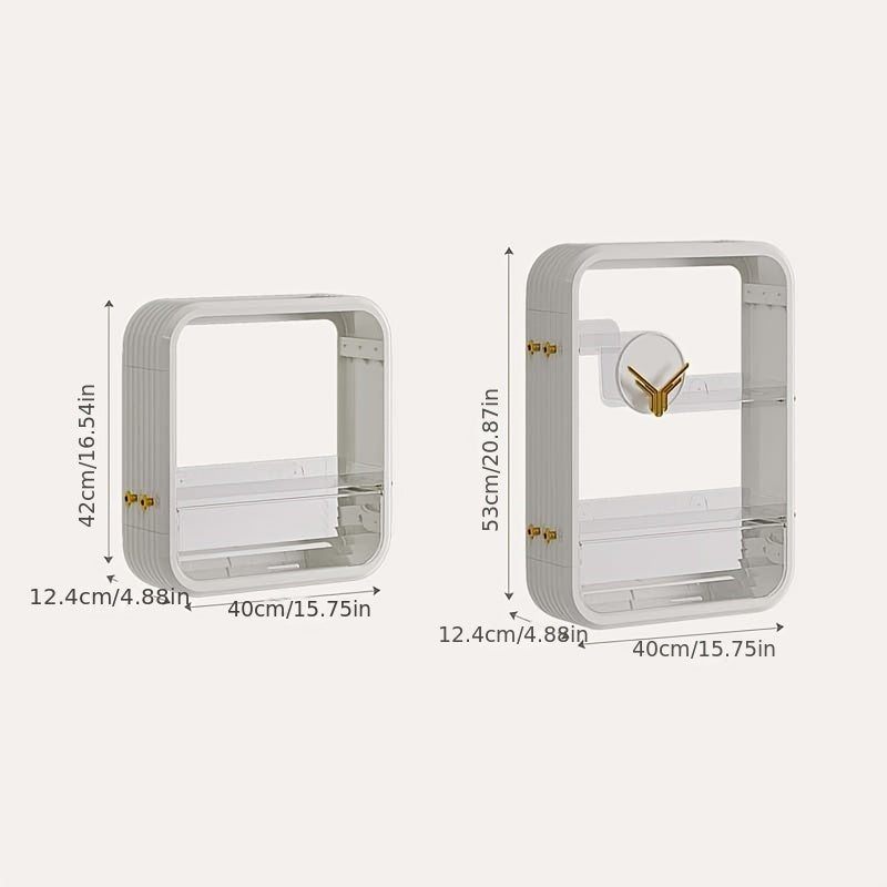 Makeup Organizer Bathroom Shelves Floating Rack