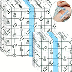 50 Clear Waterproof Adhesive Bandage for Tattoos, Keeps Tattoos Dry