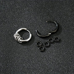 Stainless Steel Spring Clip Earrings Casual Earrings