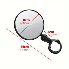 Bicycle Mirror Handlebar Rearview Mirror 360 Degree Rotate Cycling Accessories
