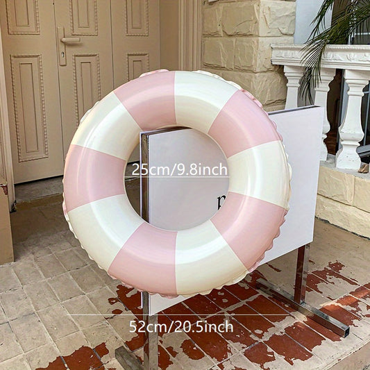 Kids Striped Swimming Ring: Safe & Stylish Pool Accessory