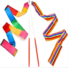 Rainbow Streamer Rhythmic Gymnastics Ribbon Dance Ribbon