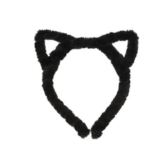 Plush Cat Ears Headband Winter Hair Hoop Makeup Bandana Hair Accessories