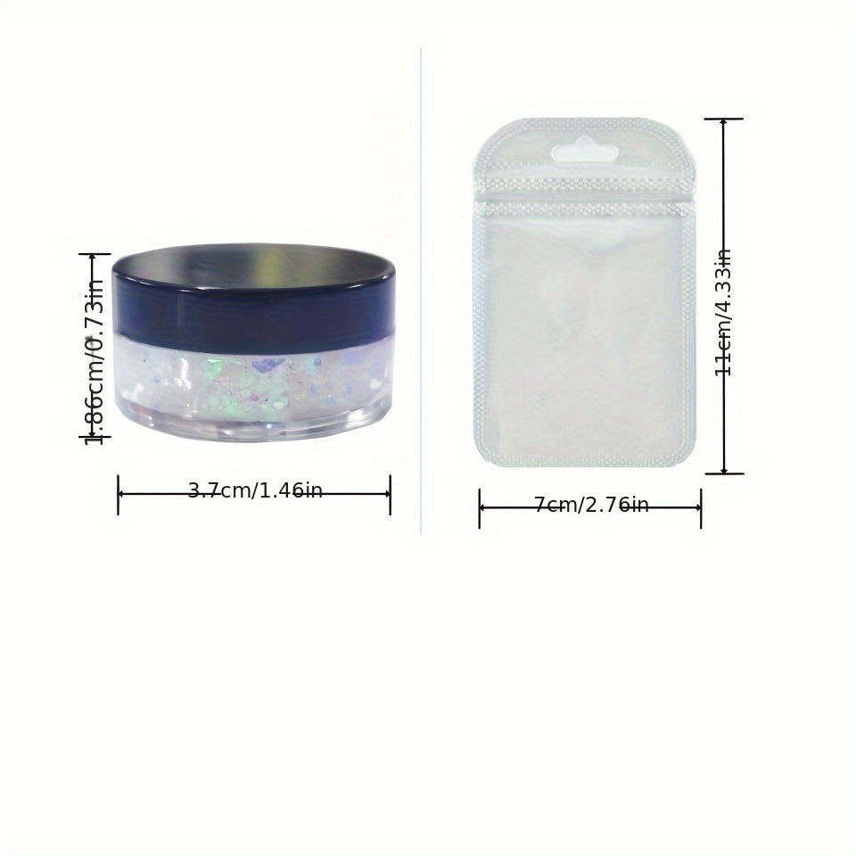 Water Resistant Holographic Glitter Gel Cream Luminizer Medium Coverage