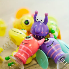 6pcs Big Eye Animal Spring Launchers Jumping Bouncy Toys Random