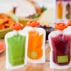 Kids Fruit Mud Squeezer Food Maker Manual Baby Food Storage Bag