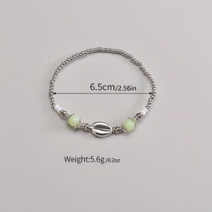 Beaded Anklet Adjustable Ankle Bracelet Ladies Foot Jewelry