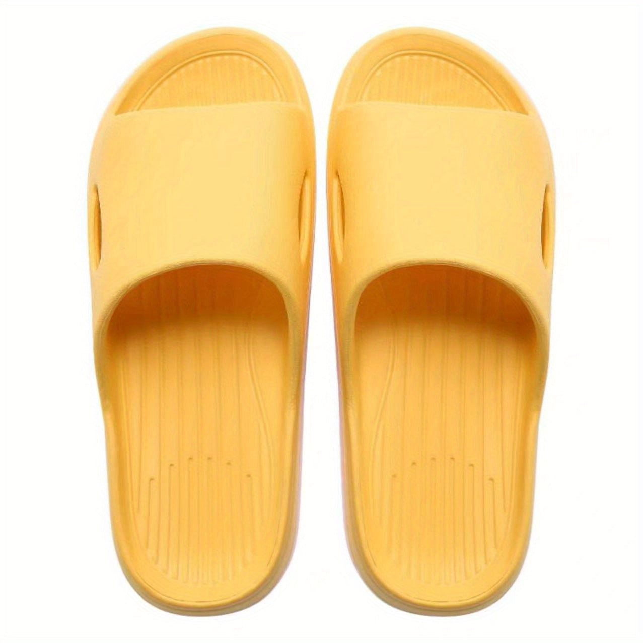 Men's Lightweight Non Slip Open Toe Quick Drying Slides