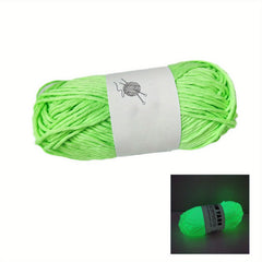 Luminous Wool Glow-In-The-Dark Soft for DIY Knitting & Crocheting