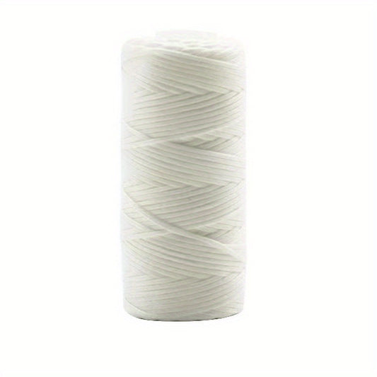 1MM Braided Leather Wax Thread 50M/150D Roll DIY Sewing Cord