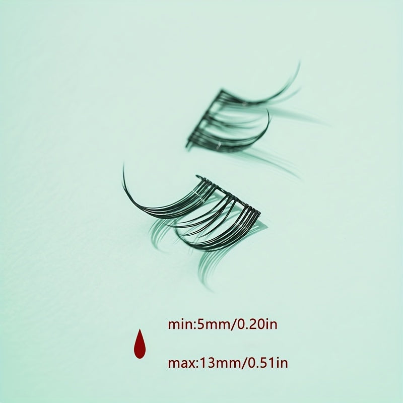 DIY Wispy Soft Lash Clusters 5-13mm False Eyelashes
