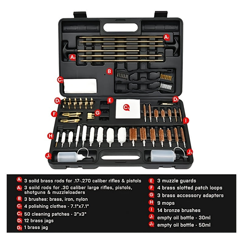 Portable Universal Gun Cleaning Kit