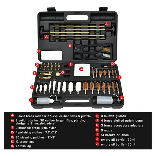 Portable Universal Gun Cleaning Kit