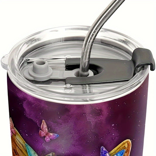 Colorful 20oz Stainless Steel Water Bottle Insulated Coffee Cup
