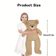 Large Plush Teddy Bear 37.4in Soft Polyester Cartoon Kids Home Decor Party Favor