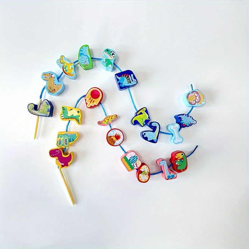 Kids Puzzle String Beads Building Block Toys