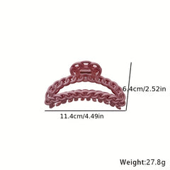 Matte Hair Claw Clip Strong Hold Hair Accessories