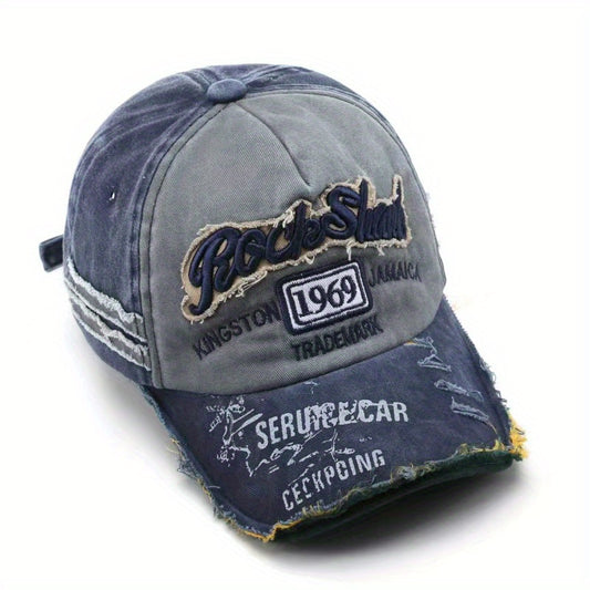 Mens Embroidered Baseball Cap in Multiple Colors