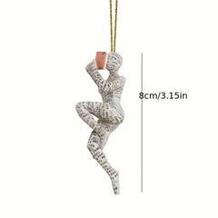 Reading Woman Statue Pendant Bookshelf Decoration Toy