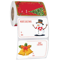 250pcs Christmas Holiday Shopping Self adhesive Sticker Sealing Sticker Label