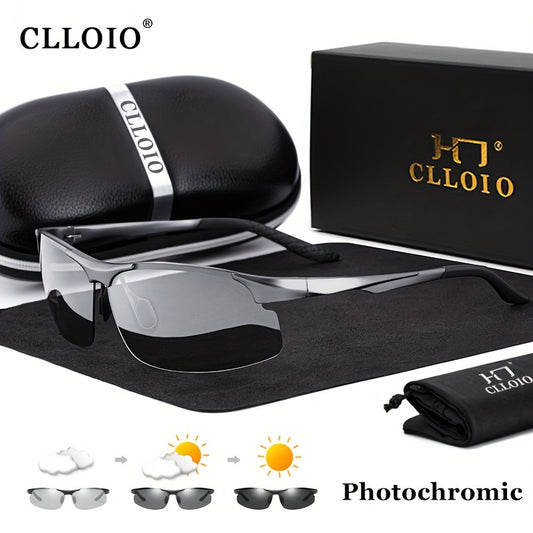 CLLOIO Photochromic Lens Polarized Sunglasses for Sports