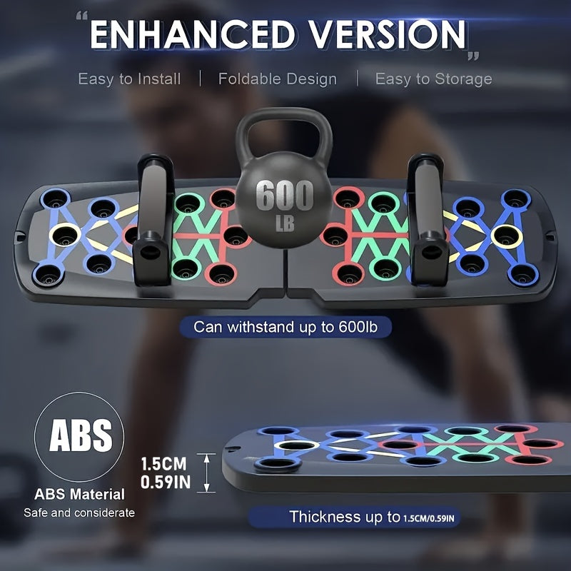 Multifunctional Folding Push-up Board for Home and Gym Workouts