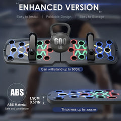 Multifunctional Folding Push-up Board for Home and Gym Workouts