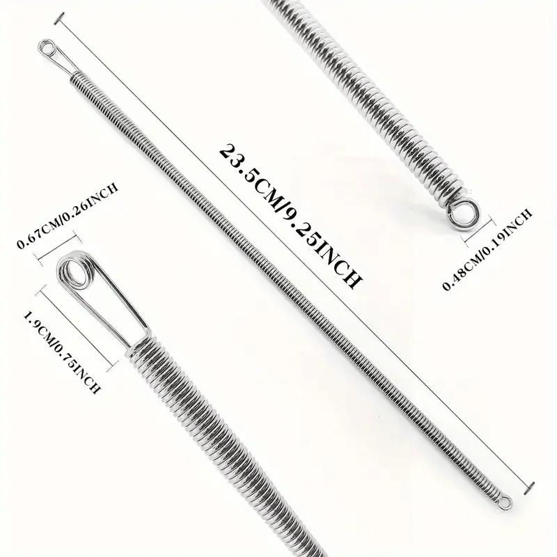 2pcs Metal Spring Threading Tool Easy Rope Bending Sewing Accessory