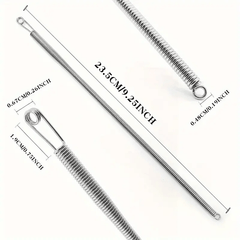 2pcs Metal Spring Threading Tool Easy Rope Bending Sewing Accessory