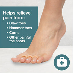 Toe Corrector Gel Pad for Hammer Toe Eversion Overlapping