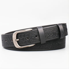 Vintage Phoenix Tail Embossed Men's Belt