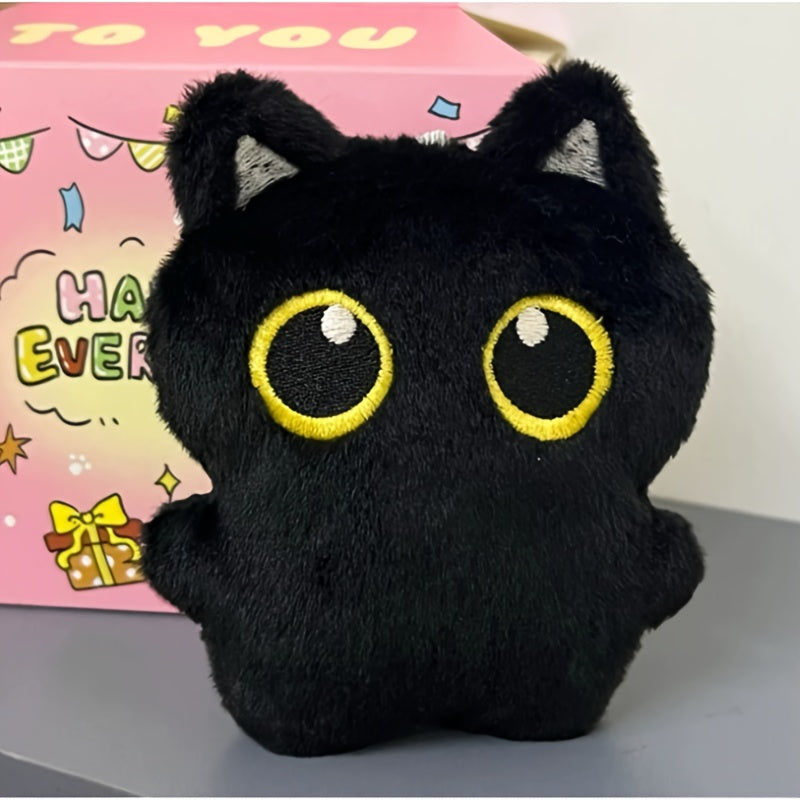 2pcs Cat Plush Doll Ornament Pillow Cat Toy Holiday Gift
