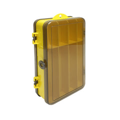 Yellow Tool Box Parts Organizer Plastic Screw Storage Electronic Accessories Box