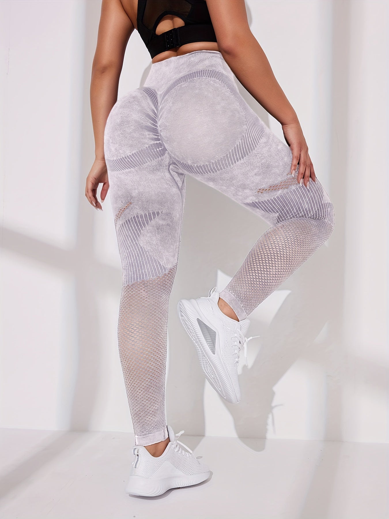 Hollow Fitness Gym Leggings Stretch Yoga Workout Pants