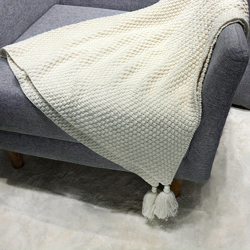Nordic Wind Sue Knitted Blanket Office Air Conditioning Nap Blanket