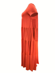  Women's High Stretch Smock Dress