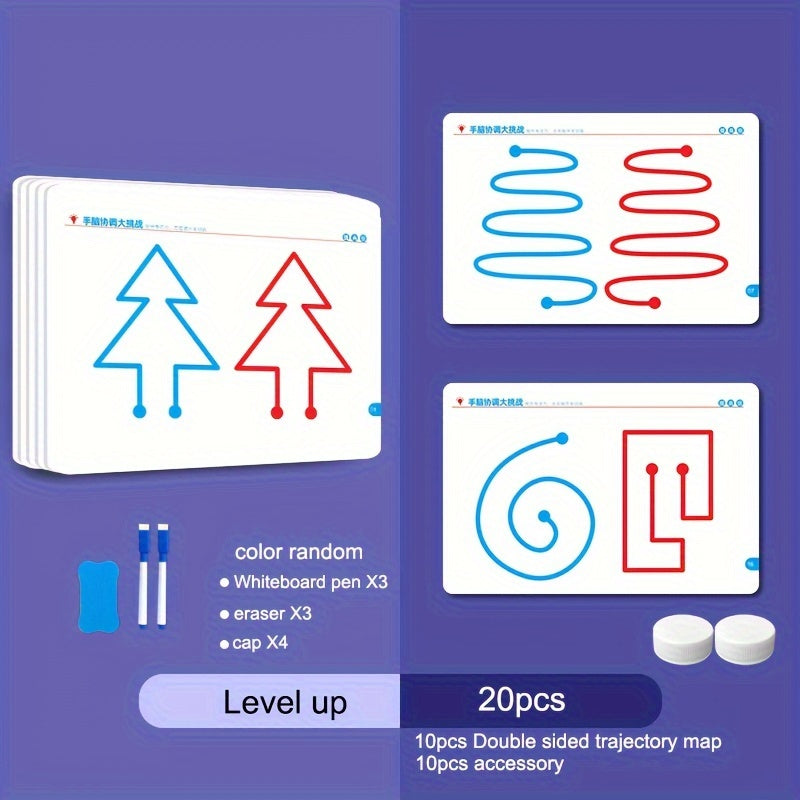 20pcs Left & Right Brain Development Toys for Children with Chri