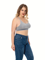  Sports Bra High Stretch Split Strap Cross Back Sports Bra