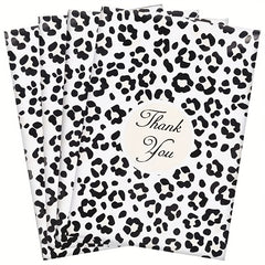 Aluminium Foil Pouch Plastic Mailing Bag Waterproof Leopard Pattern