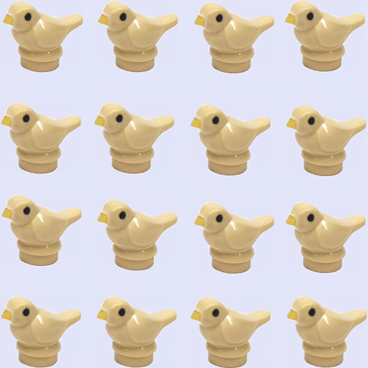 16pcs Mini Bird Sparrow Building Block Set DIY Animal Park Decoration Gift