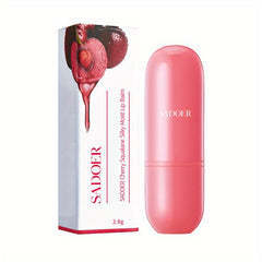 Moisturizing Cherry Lip Balm Hydrates and Fades Lip Lines