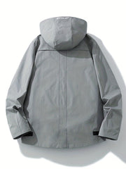 Men's Lightweight Windbreaker Hooded Jacket