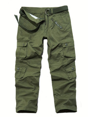 Men's Loose Washed Cargo Jeans Plus Size