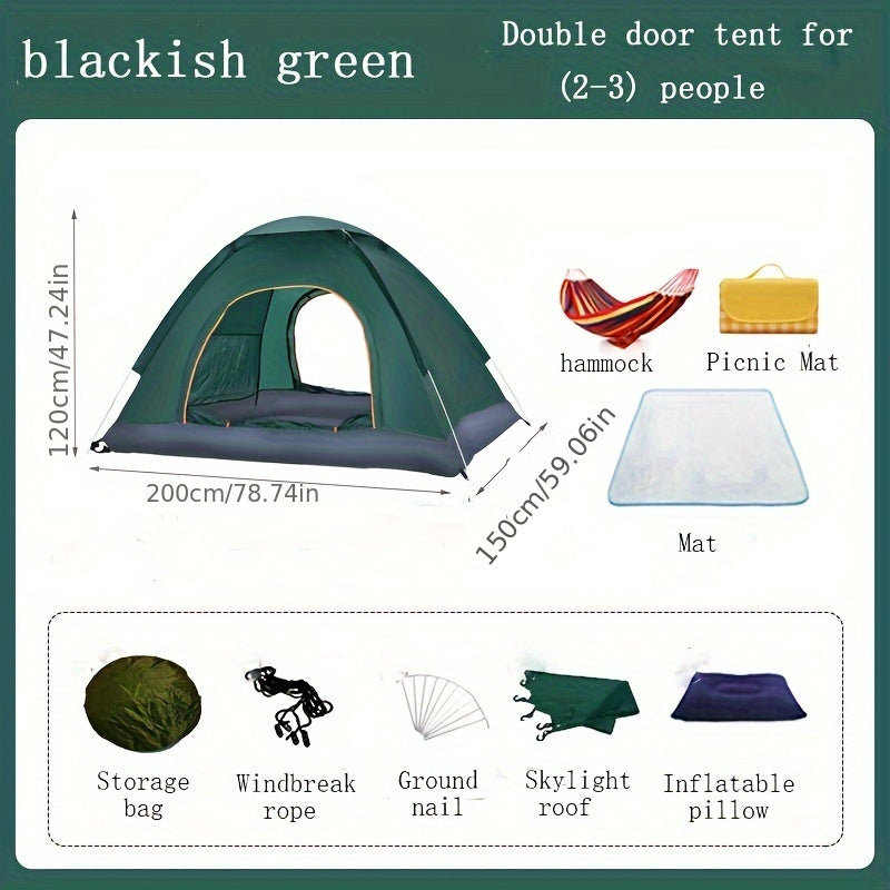 Portable UV Protection Automatic Tent With Mosquito Net